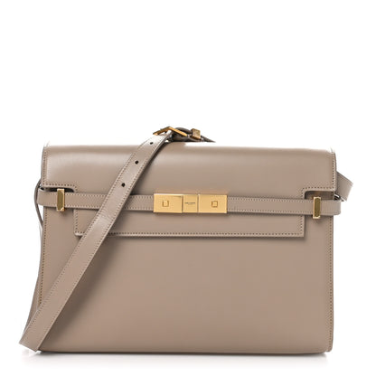 Saint Laurent Smooth Calfskin Manhattan Shoulder Bag Dusty Grey 1 of 11
