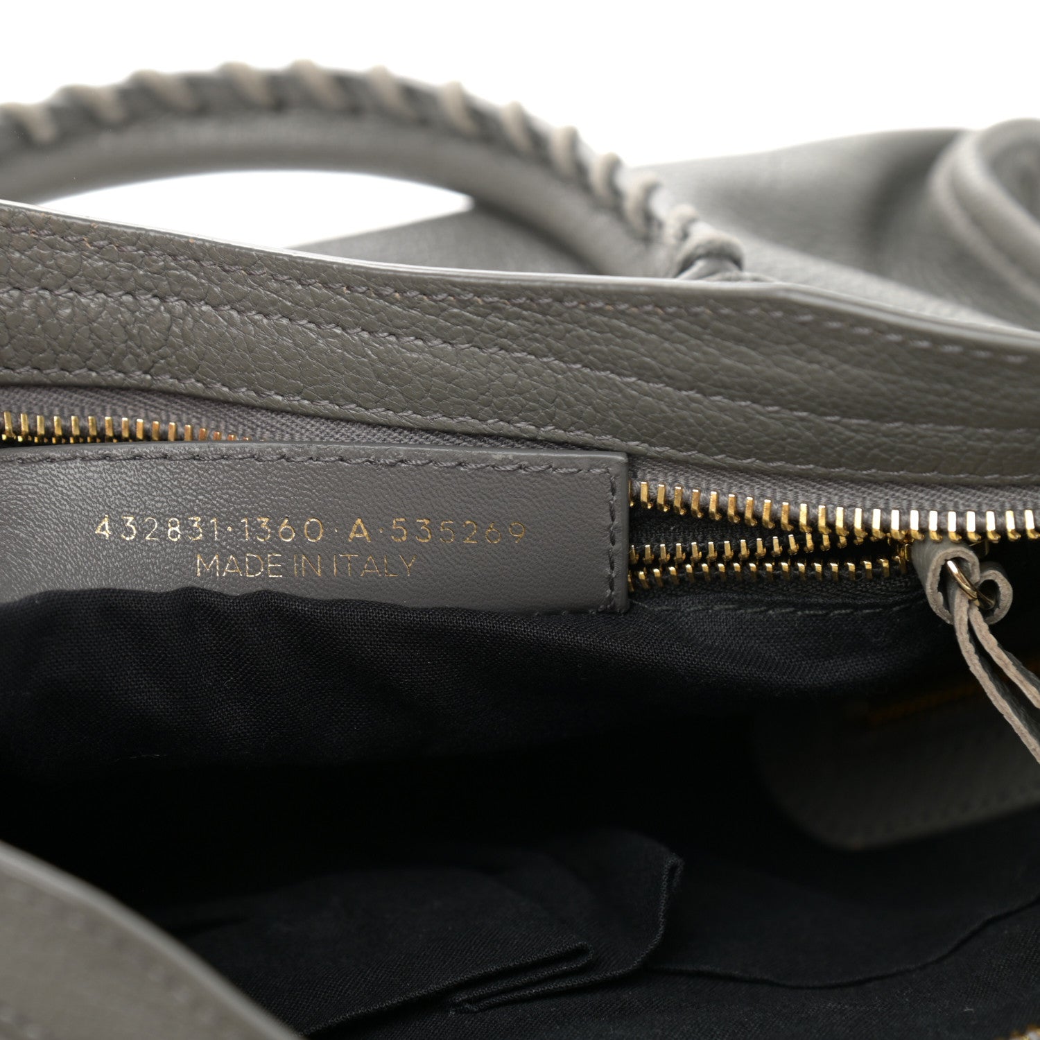 Balenciaga Chevre Gold Metallic Edge Hardware S City Gris Acier 6 of 9