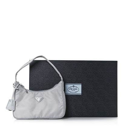Prada Tessuto Nylon Mini Re-Edition 2000 Bag Fiordaliso 13 of 13