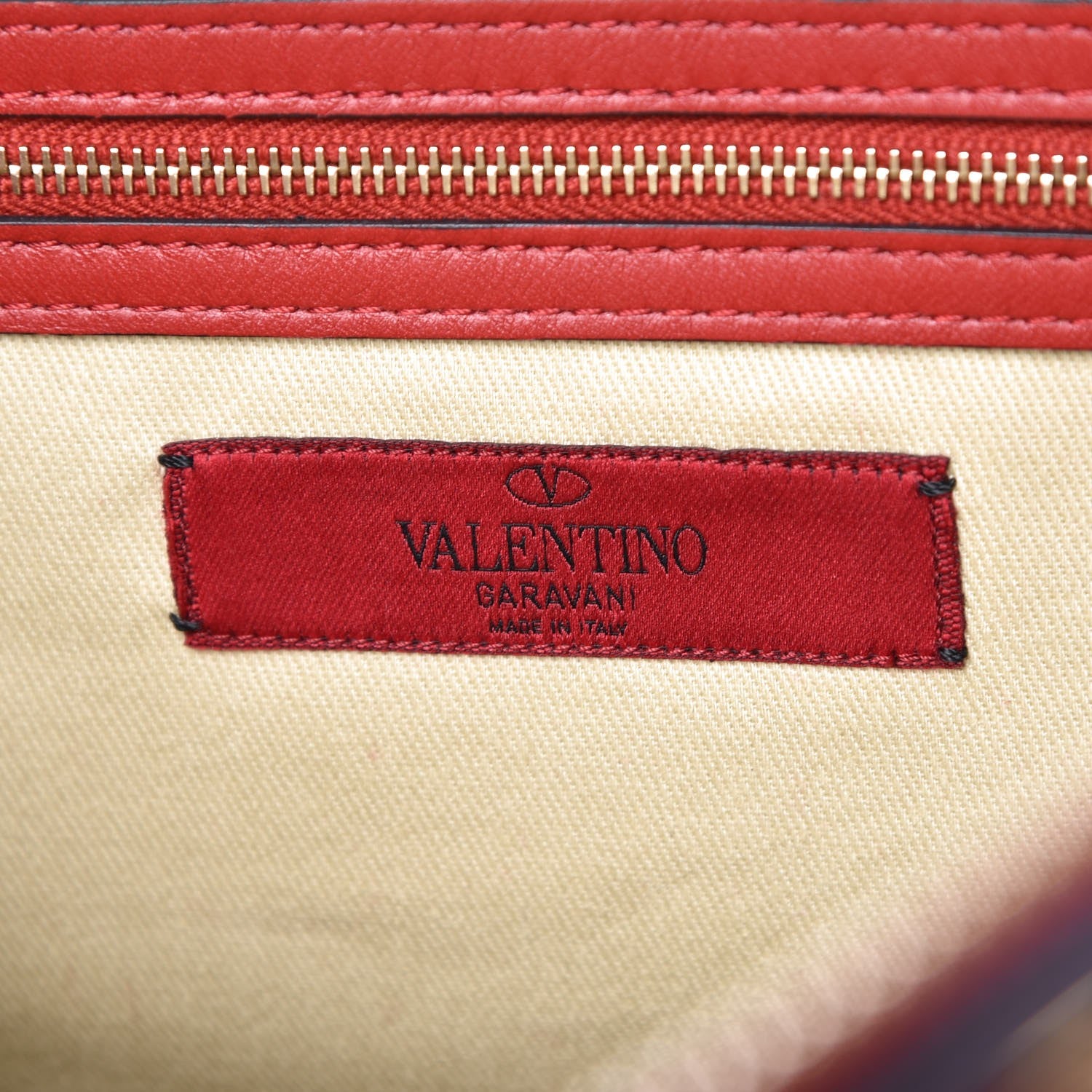 Valentino Garavani Vitello Rockstud Dome Shopper Rosso Valentino 10 of 15