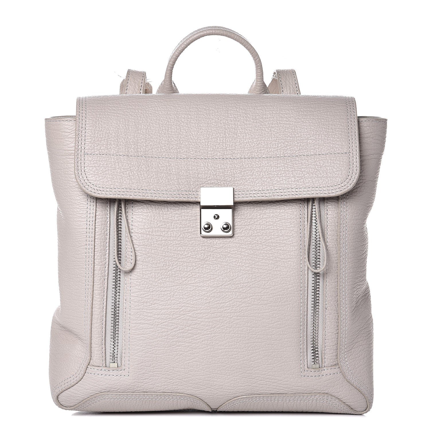 3.1 Phillip Lim 3.1 Textured Calfskin Pashli Backpack Feather 1 of 6