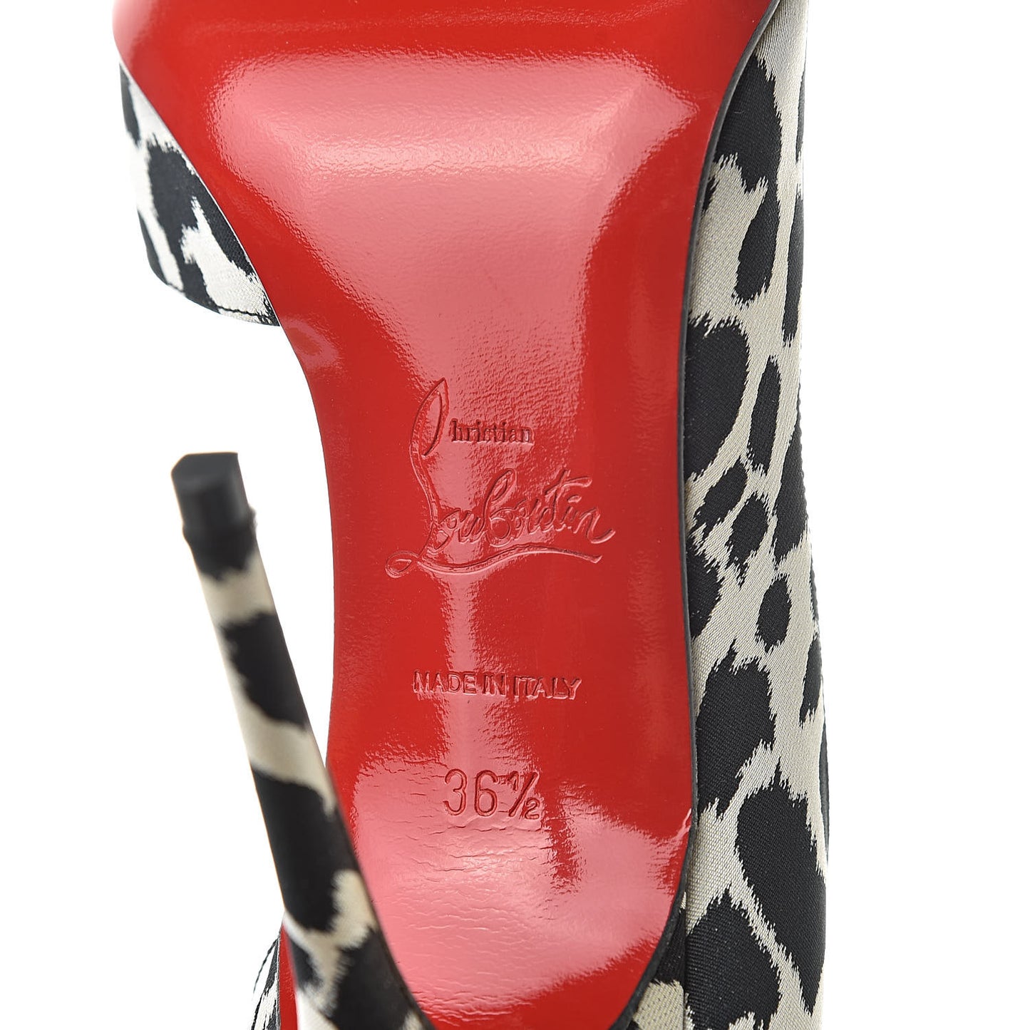 Tissu Leopardino Iriza 100 Pumps 36.5 Black