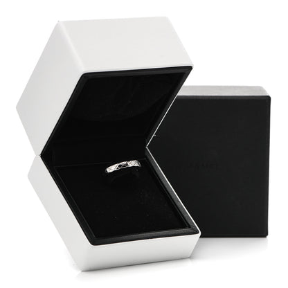 Chanel 18K White Gold Mini Coco Crush Ring 50 5.25 6 of 6
