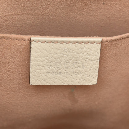 Gucci Glazed Textured Calfskin Web Small Ophidia Bucket Bag Mystic White 6 of 13