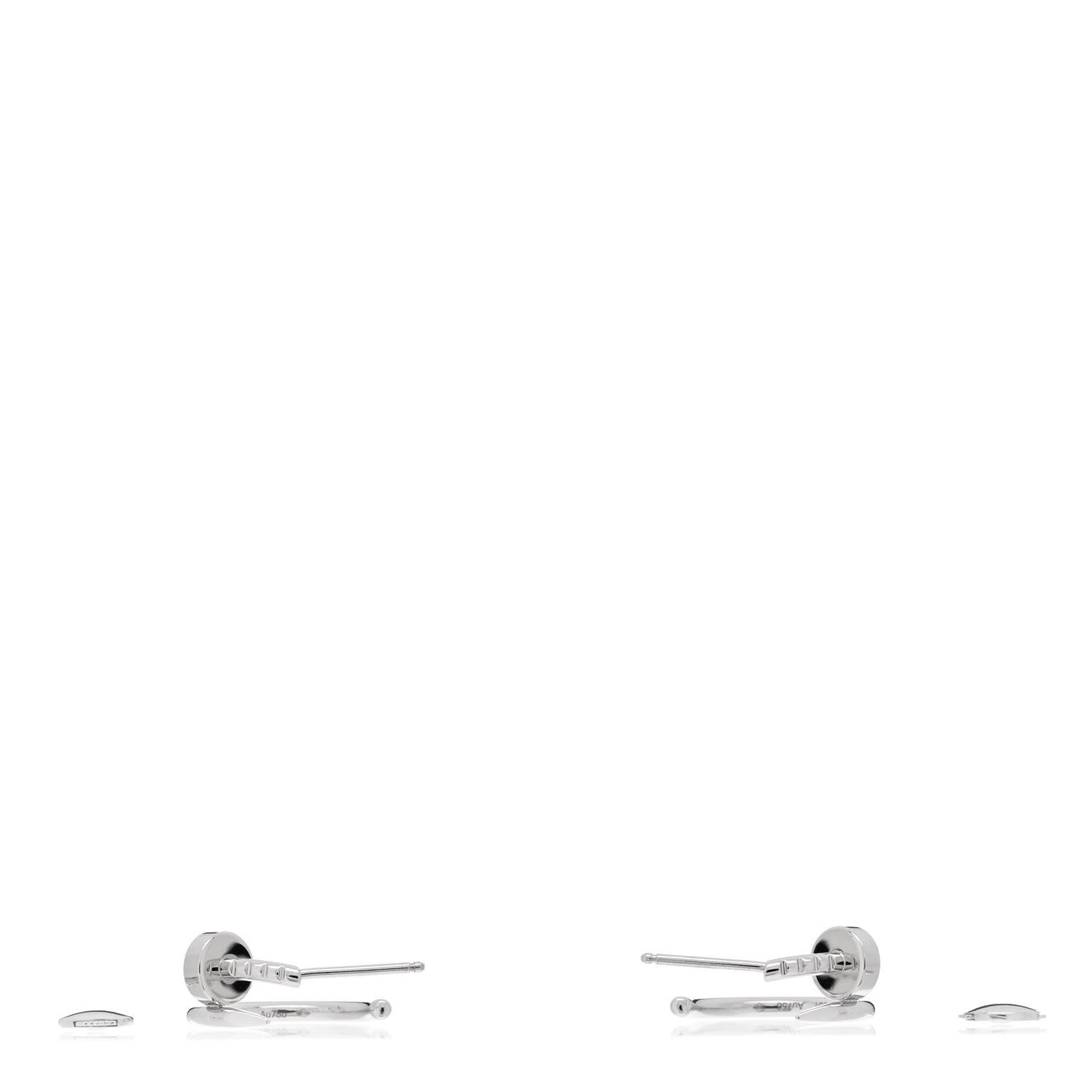 18K White Gold Juste Un Clou Hoop Earrings