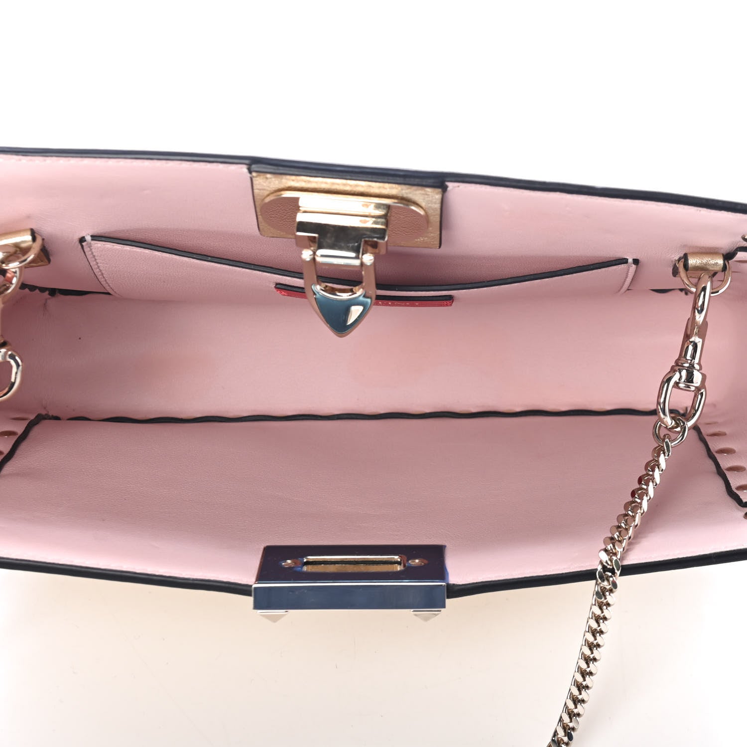 Valentino Garavani Metallic Calfskin Rockstud Mini Chain Shoulder Bag Multicolor 4 of 4