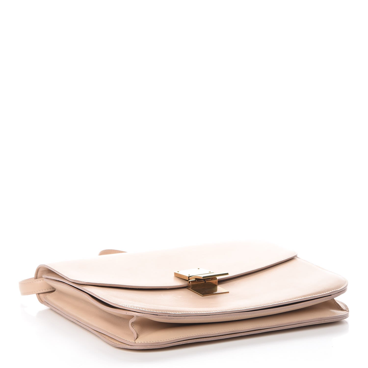 Celine Box Calfskin Large Classic Box Flap Bag Powder 4 of 6
