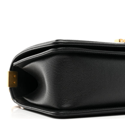 Chanel Caviar Quilted Medium Boy Flap Black 9 of 10