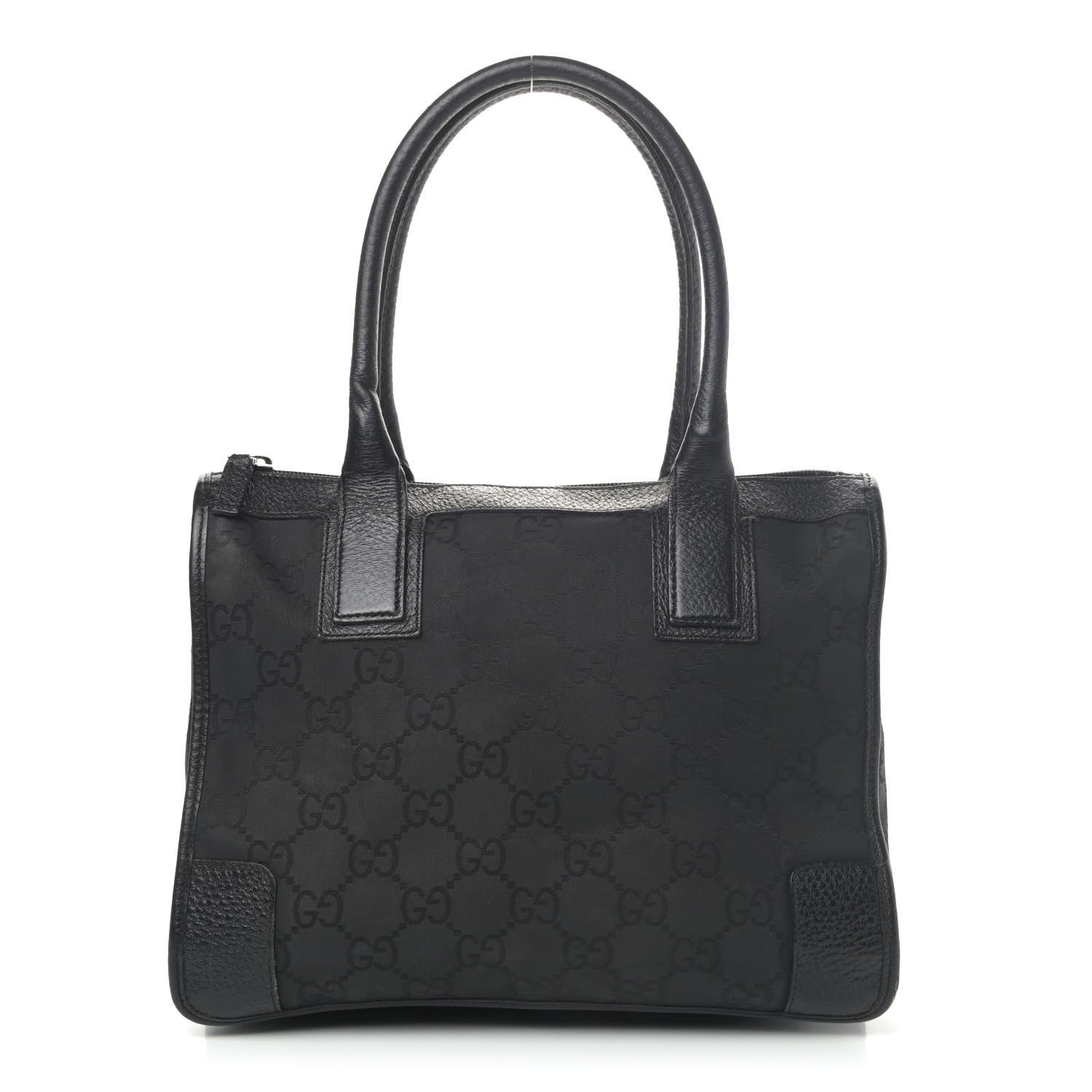Gucci Nylon Monogram Tote Bag Black 1 of 6