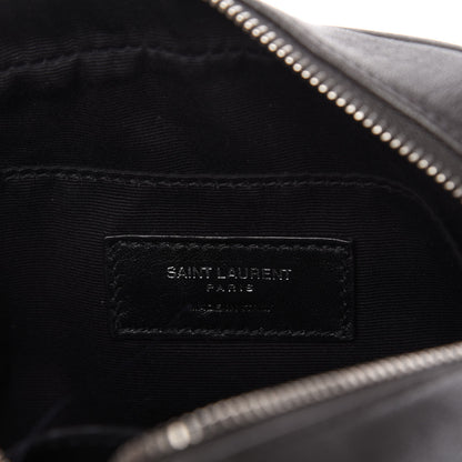 Saint Laurent Lambskin Monogram Lou Belt Bag Asphalt 8 of 11