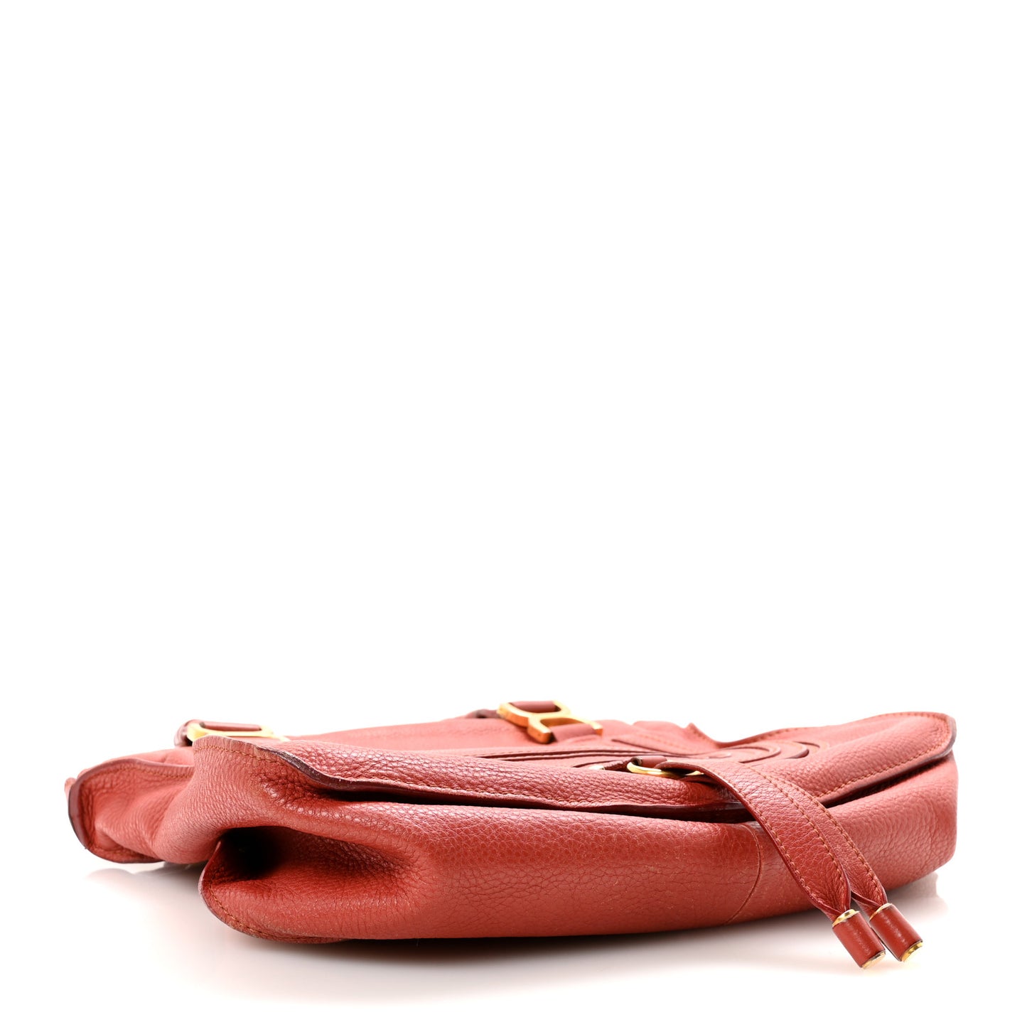 Calfskin Large Marcie Satchel Maple Leaf