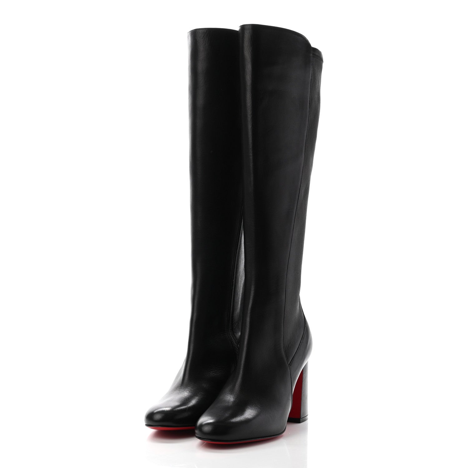 Christian Louboutin Nappa Tagastretch Knee High Boots 36 Black 3 of 10