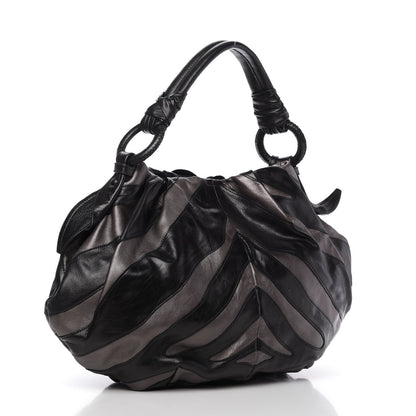 Prada Vitellino Mordo Hobo Grafite 3 of 11