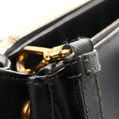 Prada Saffiano Medium Galleria Double Zip Tote Black 12 of 12