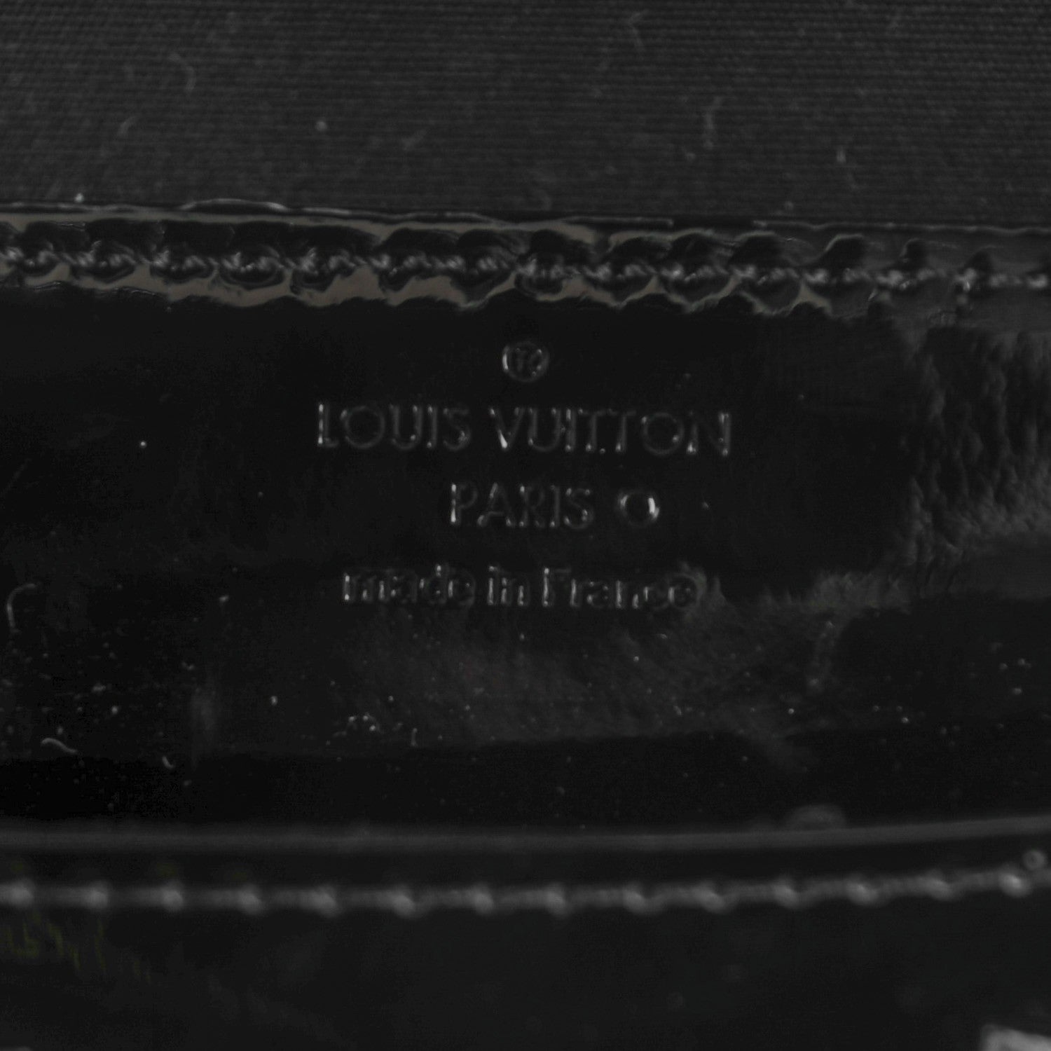 Louis Vuitton Patent Chain Louise MM Black 6 of 6