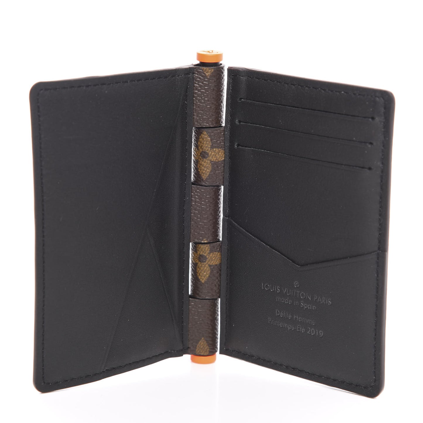 Monogram Hinge Pocket Organizer