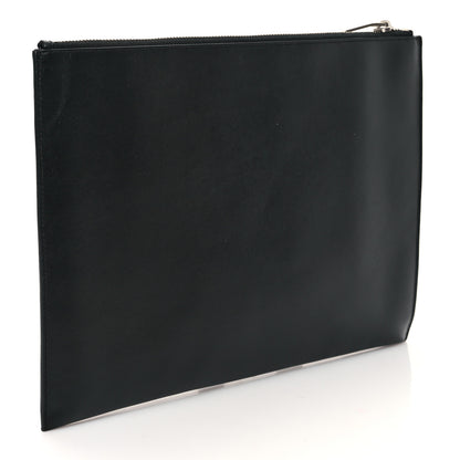 Saint Laurent Smooth Calfskin Flamingo Document Holder Black 3 of 12