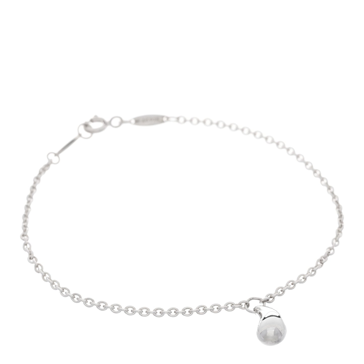 Sterling Silver Elsa Peretti Teardrop Charm Bracelet