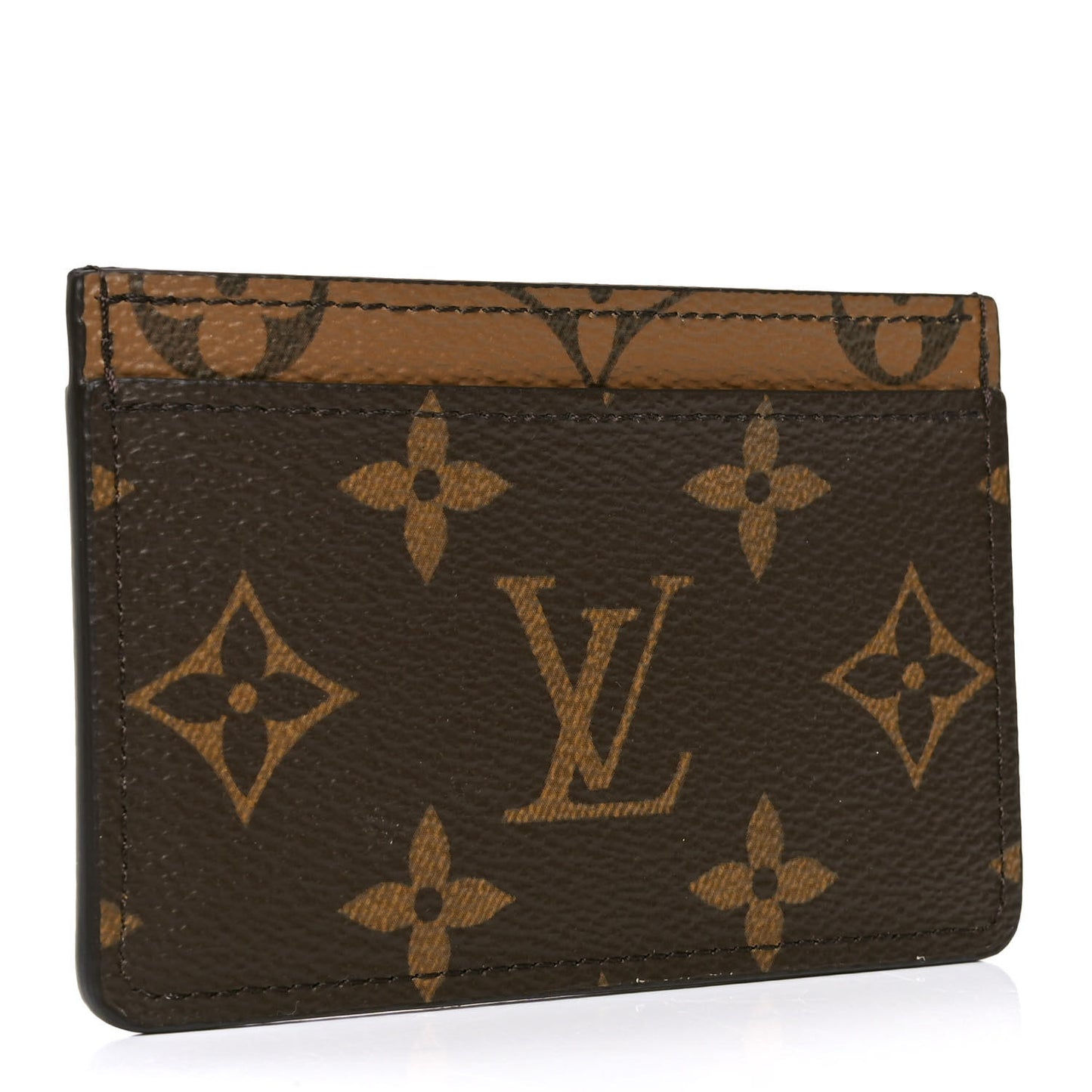 Reverse Monogram Card Holder