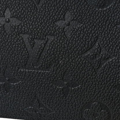 Louis Vuitton Empreinte Felicie Chain Wallet Zippered Insert Black 7 of 7