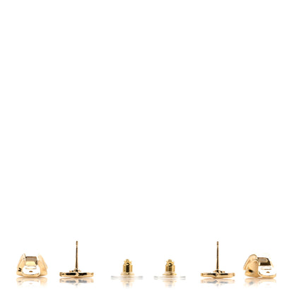 Chanel CC Turnlock Drop Earrings Gold 3 of 5