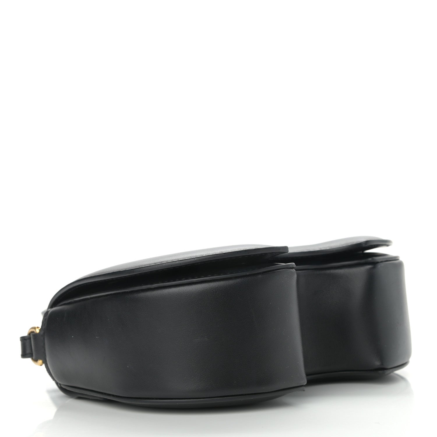 Off-White OFF WHITE Calfskin Burrow Saddle Bag Black 4 of 13
