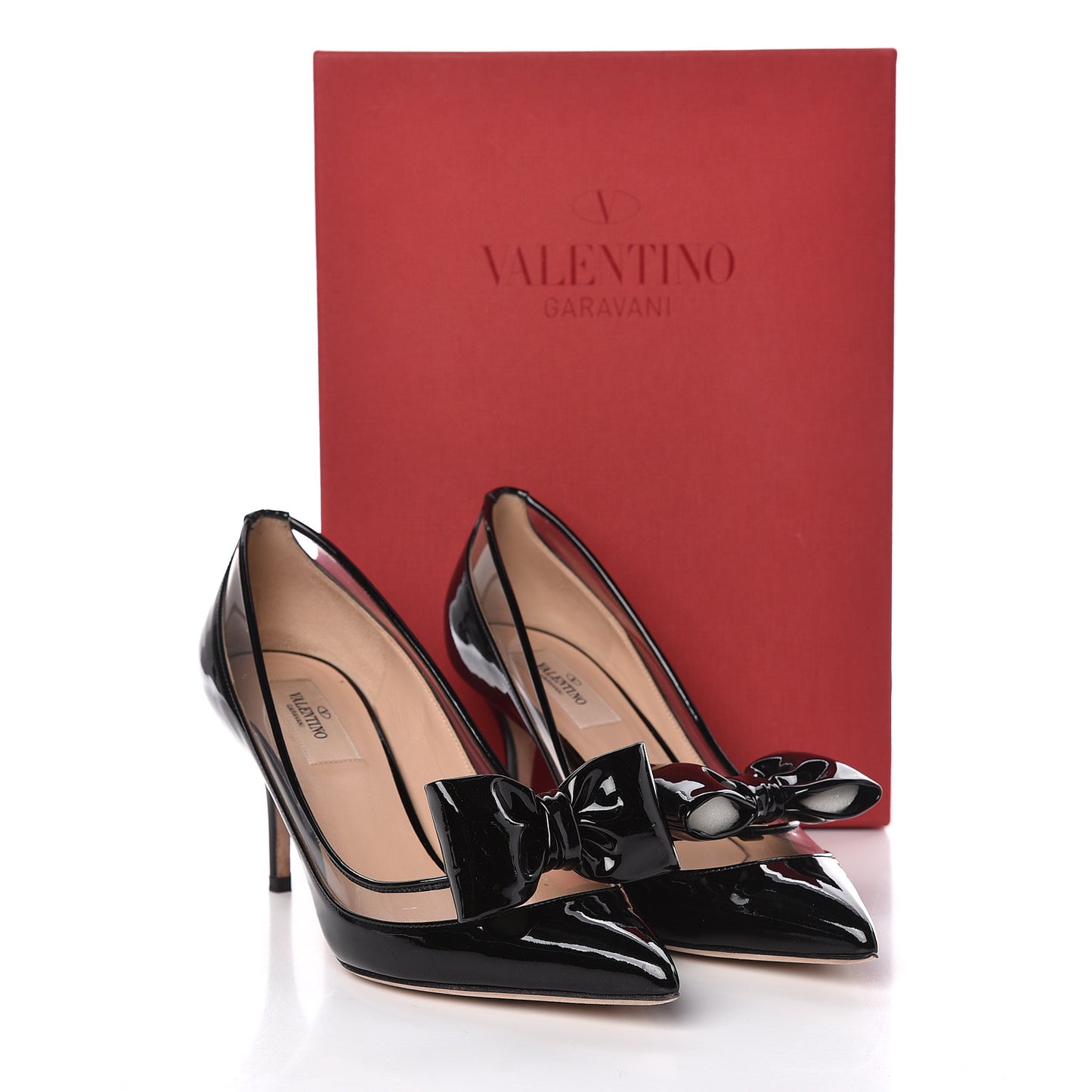Patent PVC Glassglow Pumps 39 Black