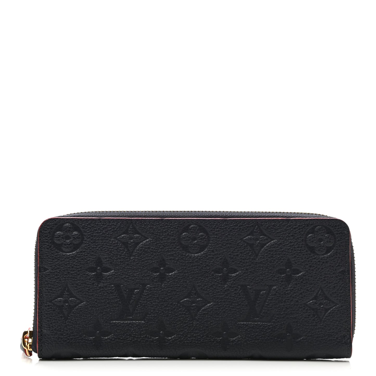 Empreinte Clemence Wallet Marine Rouge