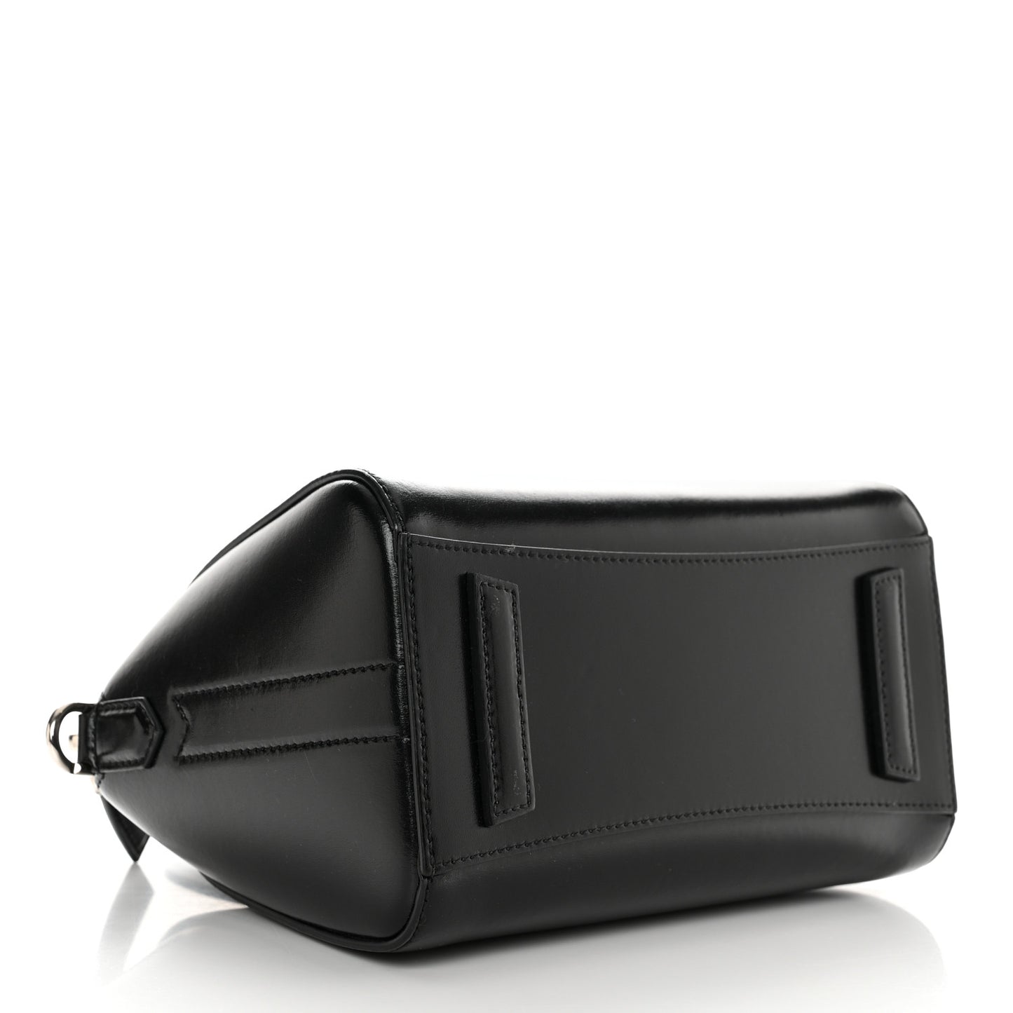 Shiny Lord Calfskin Mini Antigona Black