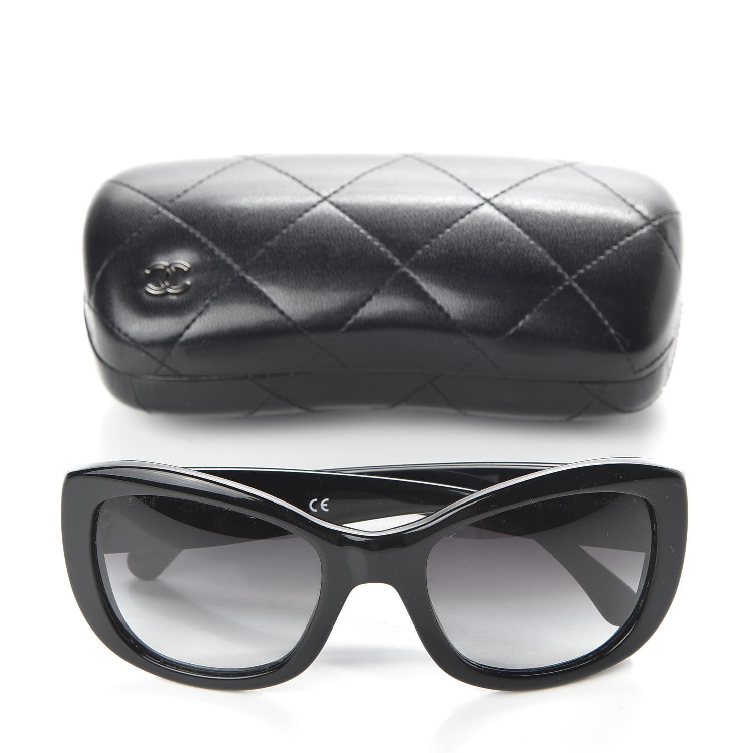 Chanel Acetate CC Sunglasses 40938 Black 8 of 8