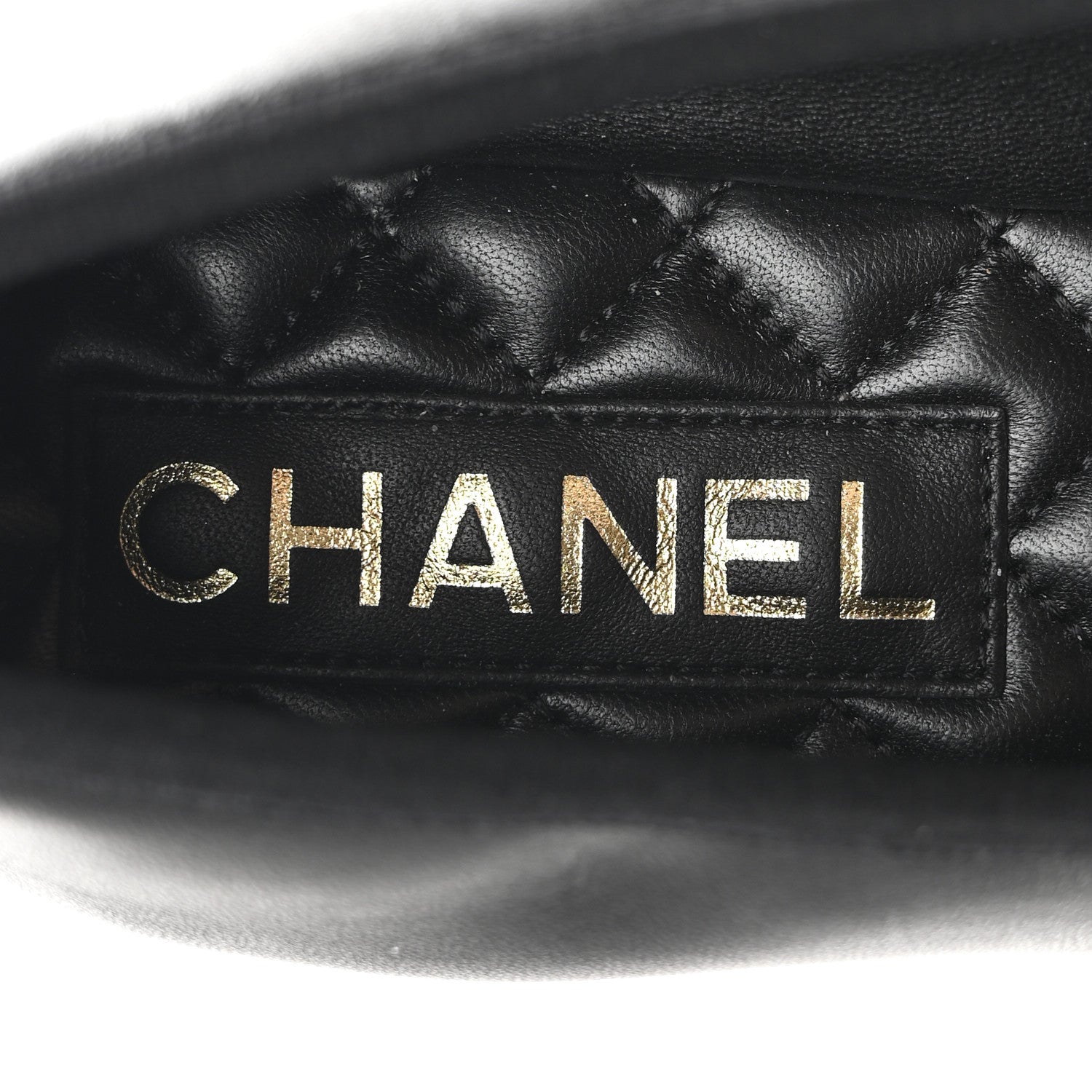Chanel Lambskin Mary Jane Flats 37 Black 8 of 10