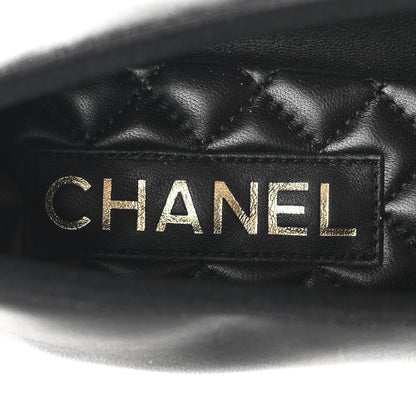 Chanel Lambskin Mary Jane Flats 37 Black 8 of 10
