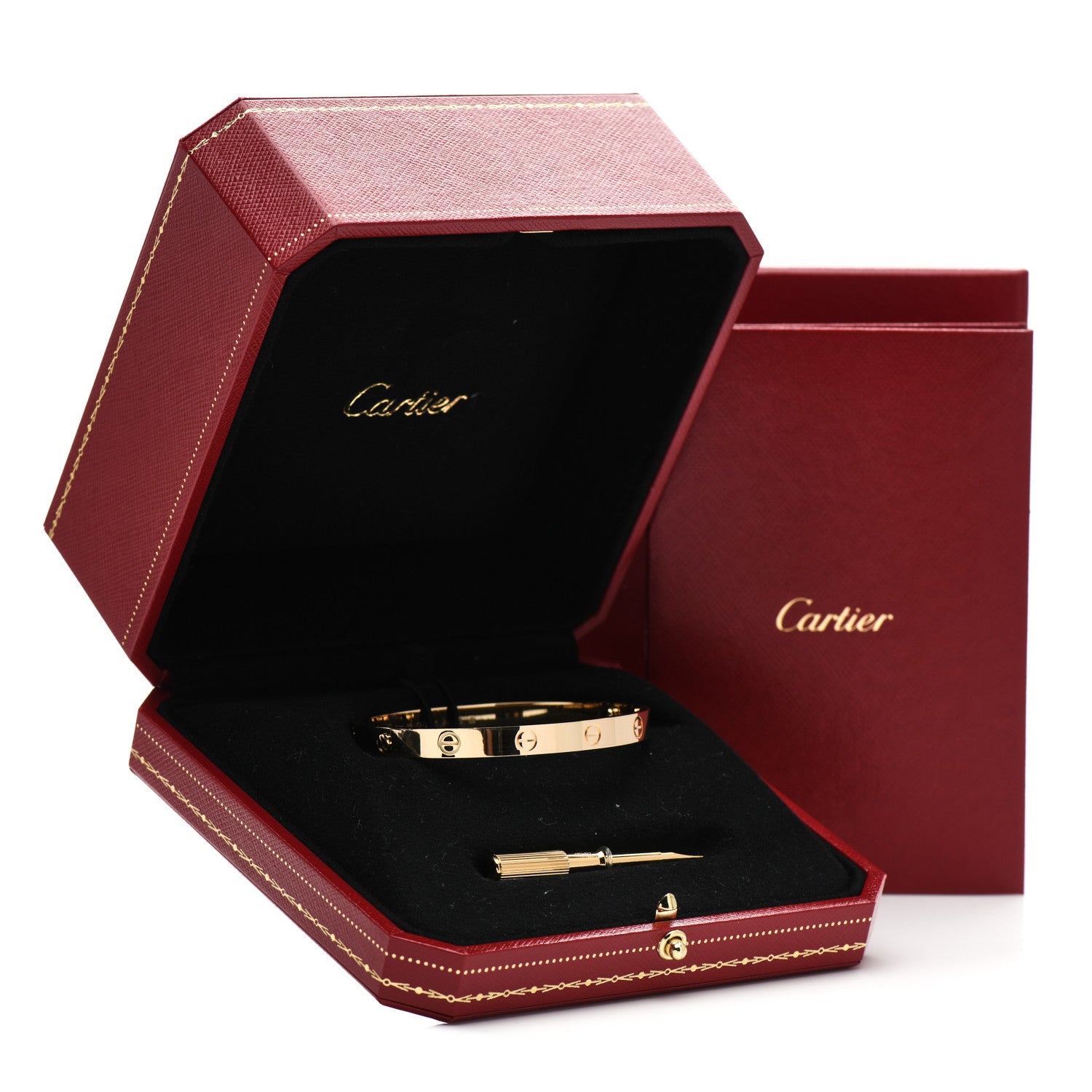 Cartier 18K Yellow Gold LOVE Bracelet 18 4 of 4