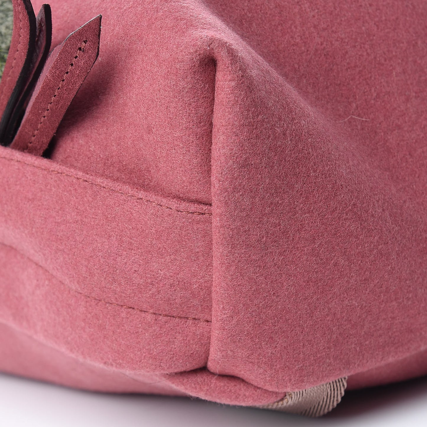 Wool Embroidered Sky Backpack Pink