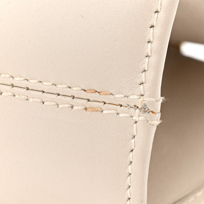 Salvatore Ferragamo Calfskin Gancini Mini Chain Crossbody Ivory 10 of 11