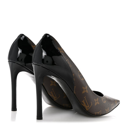 Louis Vuitton Monogram Cherie Pumps 40 Black 5 of 10