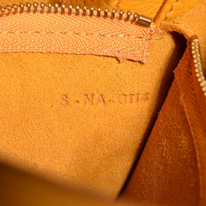 Celine Crisped Calfskin Small Hobo Saffron 7 of 8