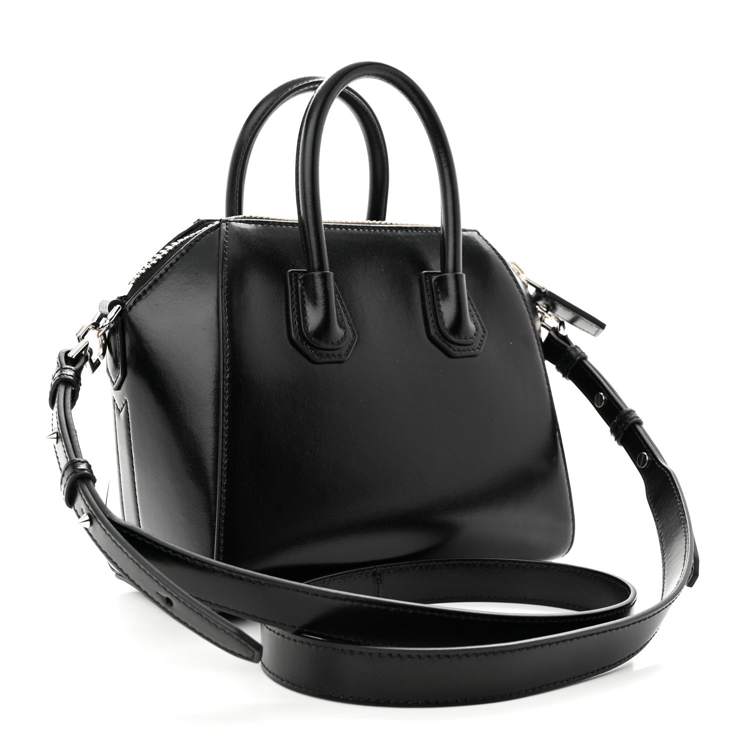 Givenchy Shiny Lord Calfskin Mini Antigona Black 3 of 10