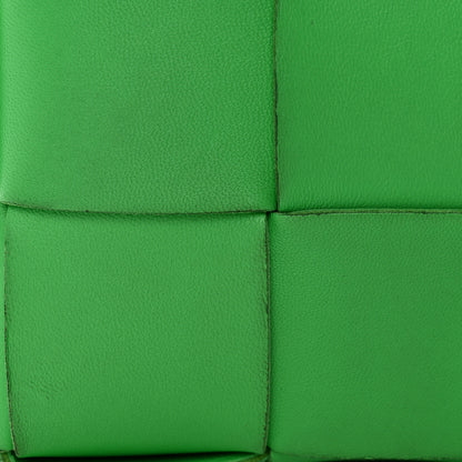 Bottega Veneta Lambskin Maxi Intrecciato Cassette Crossbody Bag Grass 13 of 20