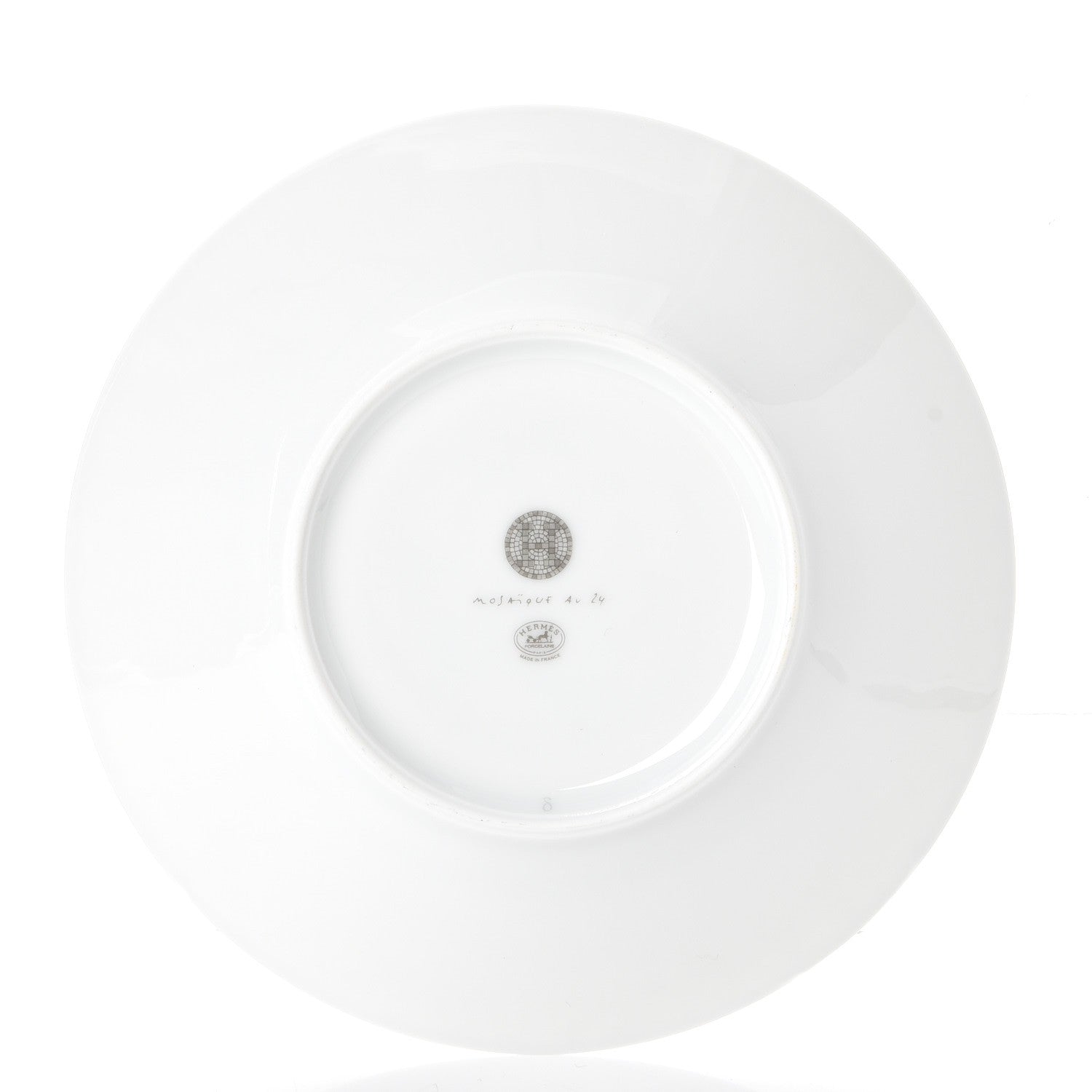 Hermes Porcelain Mosaique Au 24 Breakfast Cup And Saucer Set Of 2 Platine 23 of 27