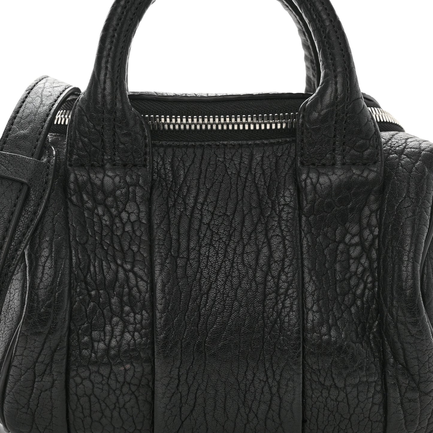Pebbled Lambskin Mini Rockie Black Rhodium Hardware