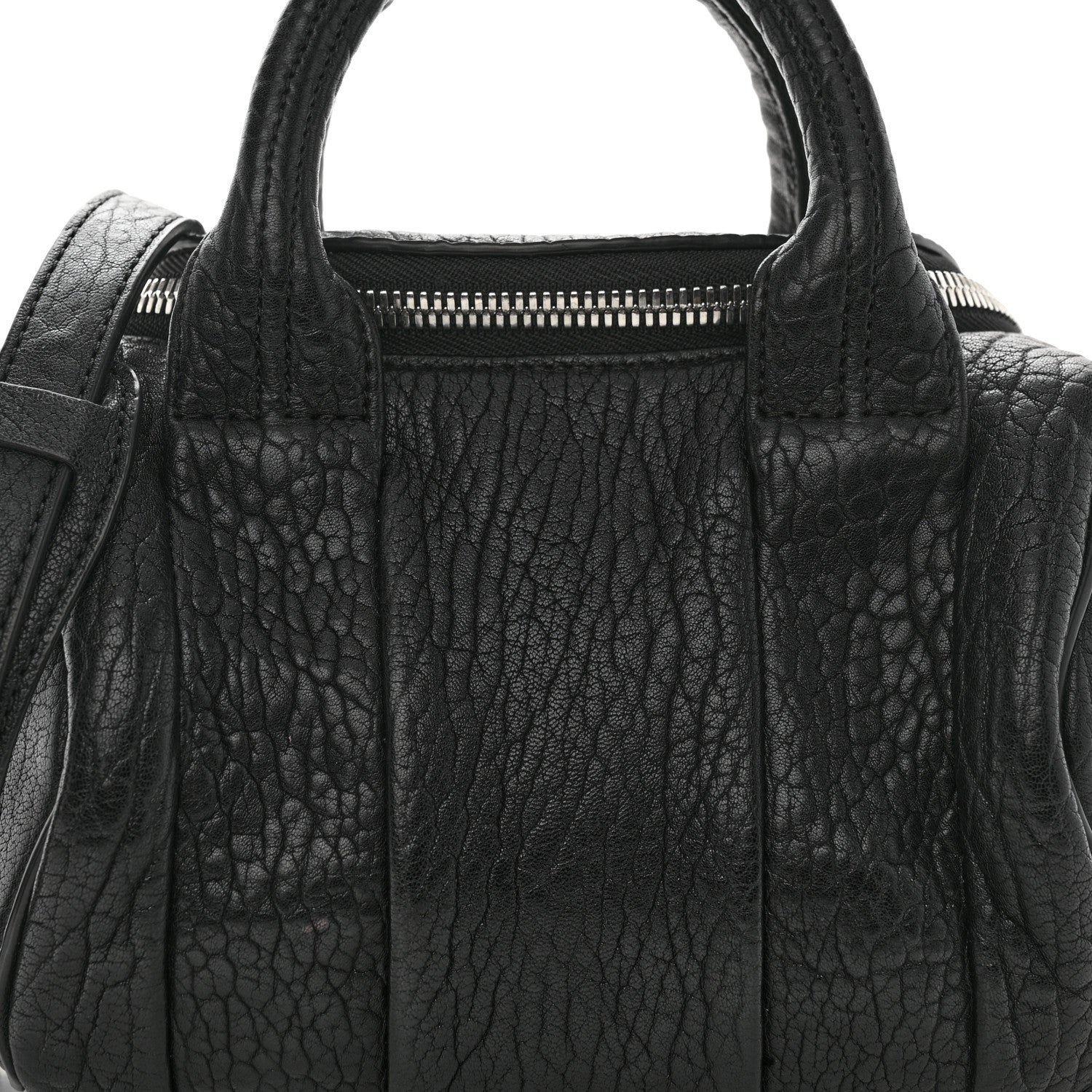 Alexander Wang Pebbled Lambskin Mini Rockie Black Rhodium Hardware 7 of 10