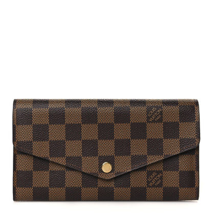 Louis Vuitton Damier Ebene Sarah Wallet NM 1 of 7