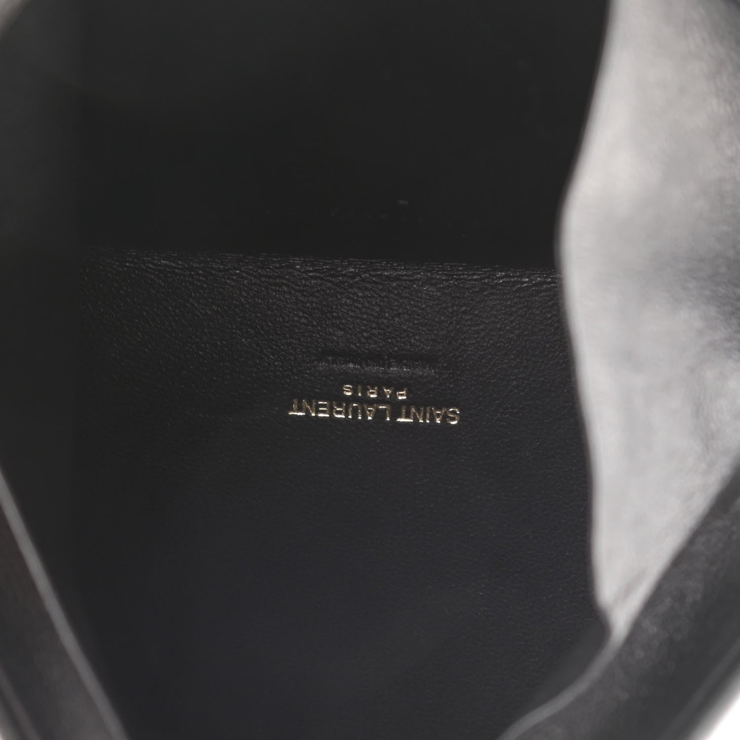 Saint Laurent Lambskin Pyramid Clutch Black 5 of 11