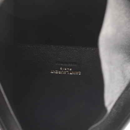 Saint Laurent Lambskin Pyramid Clutch Black 5 of 11