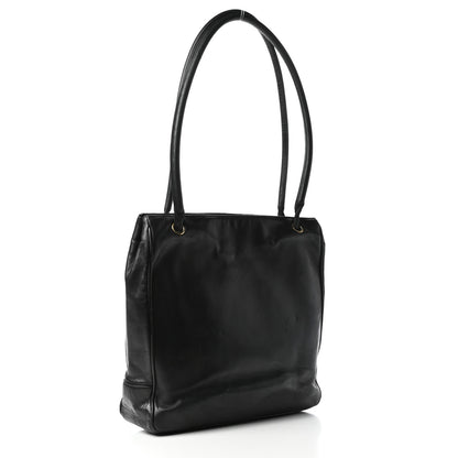 Chanel Lambskin CC Shoulder Bag Black 3 of 9