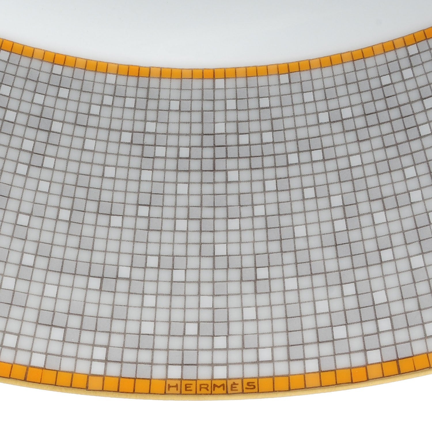 Hermes Porcelain Mosaique Au 24 Presentation Plates-Set of 2 4 of 5