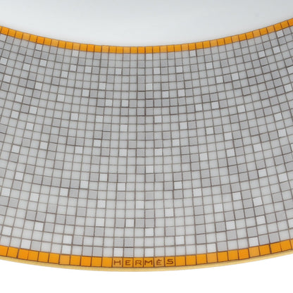 Hermes Porcelain Mosaique Au 24 Presentation Plates-Set of 2 4 of 5