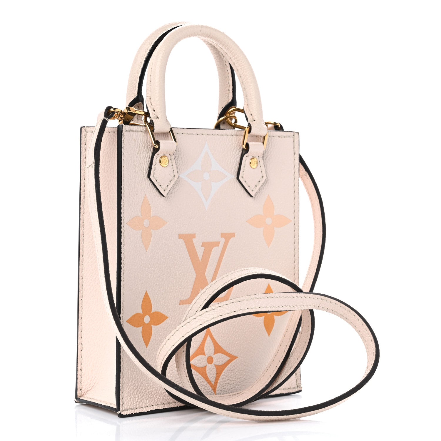 Louis Vuitton Empreinte Monogram Giant By The Pool Petit Sac Plat Cream Saffron 3 of 9