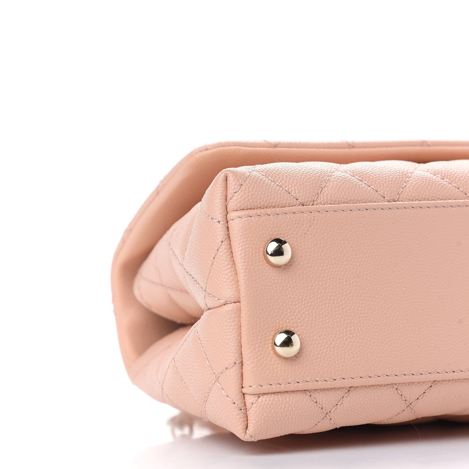 Chanel Caviar Quilted Mini Coco Handle Flap Light Pink 8 of 9